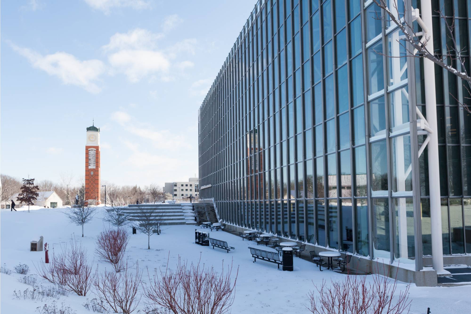 Mary Idema Pew Library in Winter